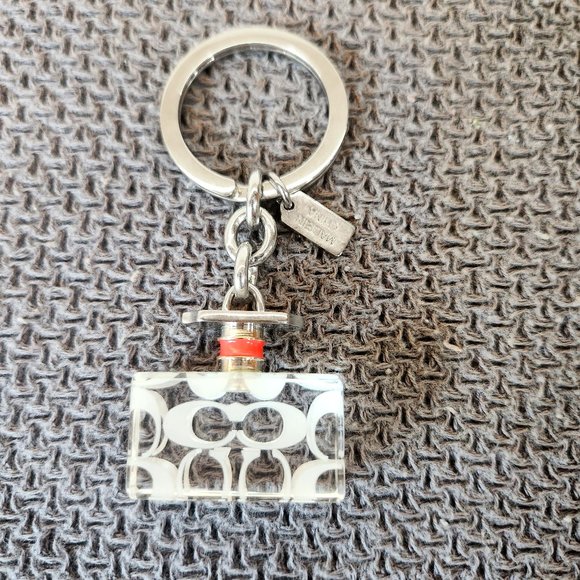 Coach Perfume Bottle Charm Keychain 92085 Very Rare - Picture 9 of 11
